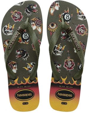 Žabky Havaianas TOP TRIBO pánske, čierna farba, 4144505.1293