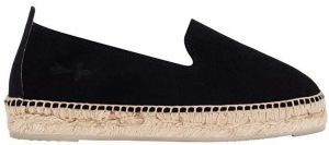 Semišové espadrilky Manebi Flat Espadrilles čierna farba, K 1.0 N0