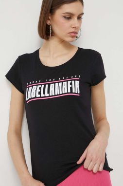 Bavlnené tričko LaBellaMafia čierna farba