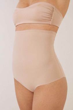 Tvarujúce nohavičky women'secret SHAPEWEAR MICRO THERMO-REGULATING béžová farba, 5182784