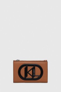 Peňaženka Karl Lagerfeld dámsky, hnedá farba