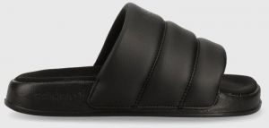 Šľapky adidas Originals dámske, čierna farba, na platforme
