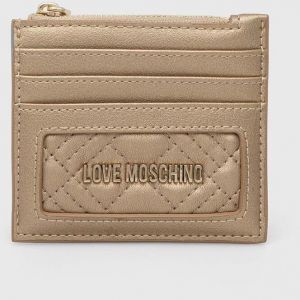 Peňaženka Love Moschino dámsky, zlatá farba