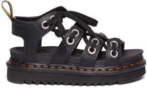 Kožené sandále Dr. Martens Blaire HDW dámske, čierna farba, na platforme, DM30701001