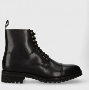 Kožené topánky Polo Ralph Lauren Bryson Boot pánske, čierna farba, 812754384003