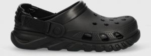 Šľapky Crocs Duet Max II Clog dámske, čierna farba, na platforme, 208776