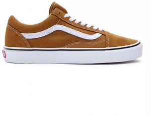 Semišové tenisky Vans Old Skool hnedá farba, VN0005UF1M71