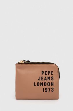 Peňaženka Pepe Jeans dámsky, béžová farba