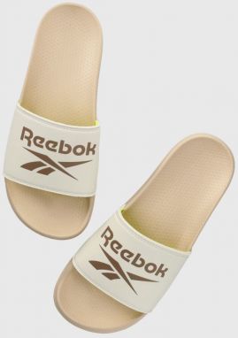 Šľapky Reebok dámske, béžová farba