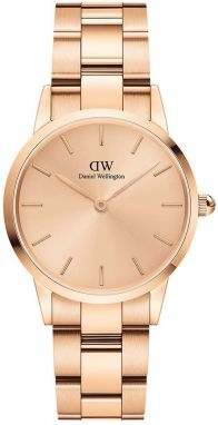 Hodinky Daniel Wellington Iconic Link Unitone 28 dámske, ružová farba