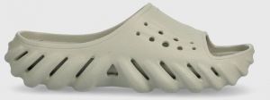 Šľapky Crocs Echo Slide dámske, šedá farba, 208170