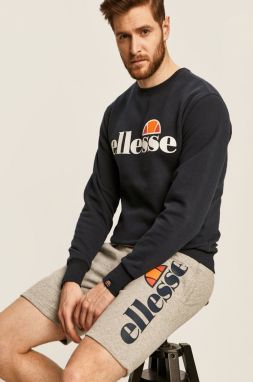 Mikina Ellesse SHC07930-DARKGREYMA, pánska, tmavomodrá farba, vzorovaná