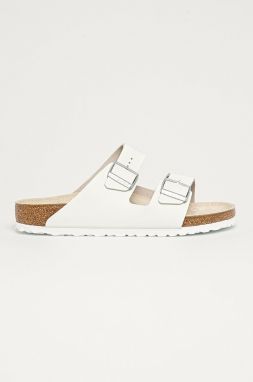 Birkenstock - Semišové šľapky Arizona 51131-White,