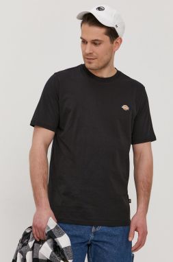 Tričko Dickies DK0A4XDBBLK-BLACK, pánske, čierna farba, jednofarebné