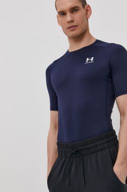 Tréningové tričko Under Armour 1361518-410, tmavomodrá farba, jednofarebné