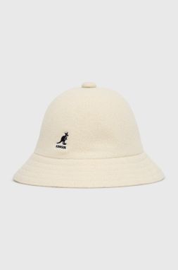 Vlnený klobúk Kangol K3451.WH103-WH103, béžová farba, vlnený