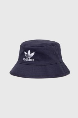 Klobúk adidas Originals Adicolor Trefoil Bucket Hat HD9710.M-SHANAV, tmavomodrá farba,