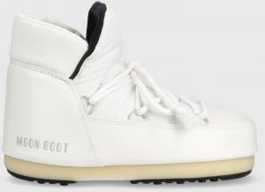 Snehule Moon Boot 14600300.WHITE-WHITE, Pumps Nylon , biela farba