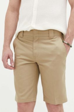 Šortky Dickies DK0A4XNFKHK1-KHAKI, pánske, béžová farba