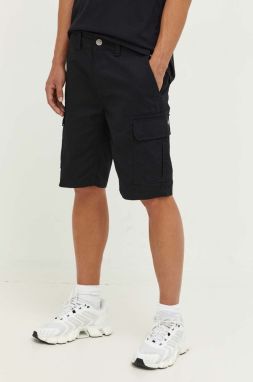 Bavlnené šortky Dickies Millerville DK0A4XEDBLK1-BLACK, čierna farba