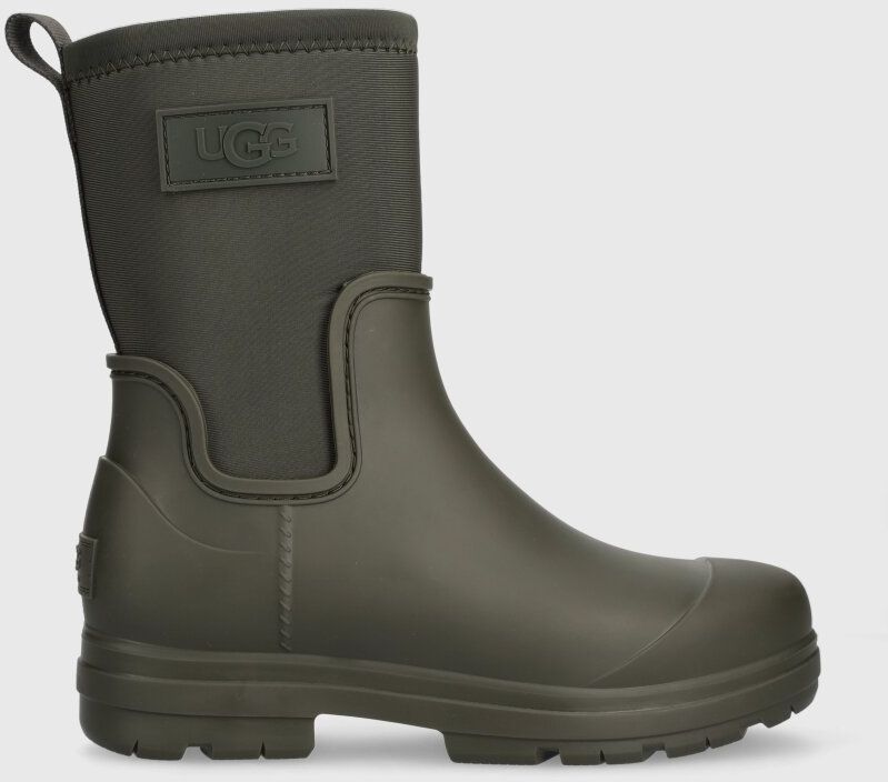 Gumáky UGG Droplet Mid dámske, zelená farba, 1143813