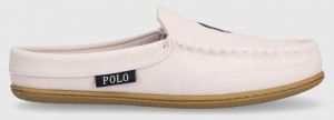 Papuče Polo Ralph Lauren Collins Mule ružová farba, RF104198