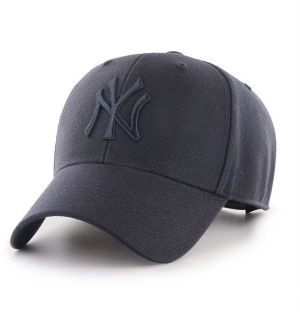 Čiapka 47brand MLB New York Yankees tmavomodrá farba, s nášivkou