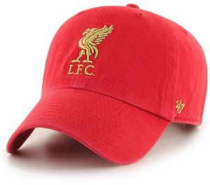 Šiltovka 47brand EPL Liverpool červená farba, s nášivkou