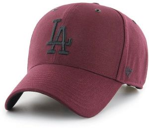 Čiapka 47brand MLB Los Angeles Dodgers fialová farba, s nášivkou