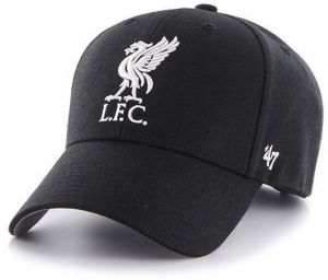 Čiapka 47brand EPL Liverpool čierna farba, s nášivkou