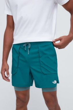 Športové krátke nohavice The North Face Sunriser pánske, zelená farba