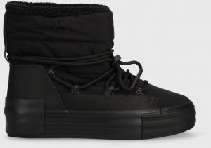 Snehule Calvin Klein Jeans BOLD VULC FLATF SNOW BOOT WN čierna farba, YW0YW01181