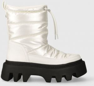 Snehule Buffalo Flora Puffer Boot biela farba, 1622360