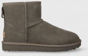 Semišové snehule UGG Classic Mini II šedá farba, 1016222