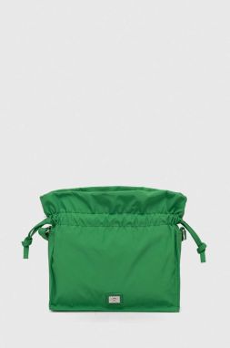 Kozmetická taška United Colors of Benetton zelená farba