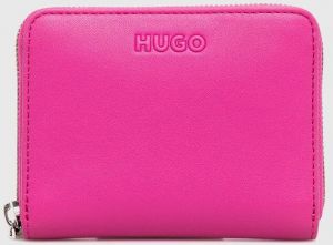 Peňaženka HUGO dámsky, ružová farba
