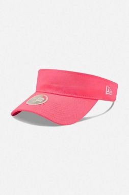 Šilt New Era Visior 60240378-pink, ružová farba, jednofarebný