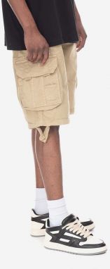 Bavlnené šortky Alpha Industries Jet Short 191200.159-cream, béžová farba