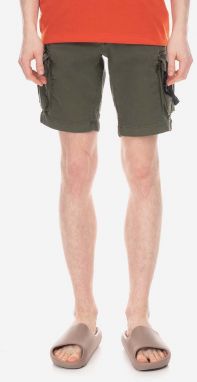 Šortky Alpha Industries Special OPS Short 106254.142-green, pánske, zelená farba