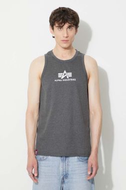 Tričko Alpha Industries Alpha Industries Basic Tank 126566.597-green, pánske, zelená farba