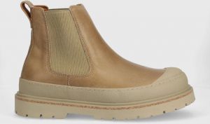 Semišové topánky chelsea Birkenstock pánske, hnedá farba