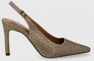 Lodičky Kurt Geiger London Regent 90 Slingback béžová farba, 1292840609