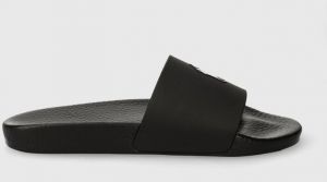 Šľapky Polo Ralph Lauren Polo Slide pánske, čierna farba, 809852071011