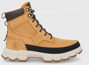 Kožené členkové topánky Timberland TBL ORIGINALS Ultra WP Boot pánske, žltá farba TB0A44SH2311