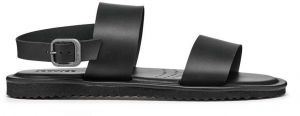 Kožené sandále Geox U ERICE A čierna farba, U36GUA00043C9999
