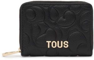 Kožená peňaženka Tous dámsky, čierna farba
