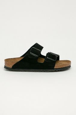 Birkenstock - Semišové šľapky Arizona 951323-Suede.Blac,