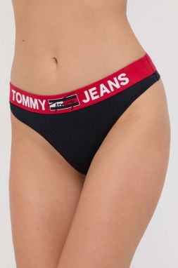 Tangá Tommy Jeans tmavomodrá farba