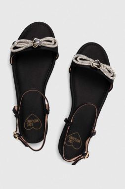 Sandále Love Moschino dámske, čierna farba, JA16181G1IJO0000