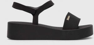 Sandále Melissa MELISSA SUN LAGUNA PLATFORM AD dámske, čierna farba, na platforme, M.35755.AT188
